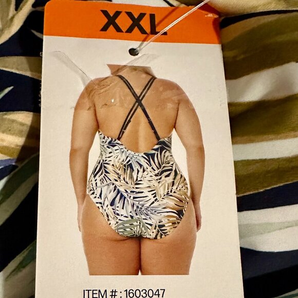 New Hurley Women's One Piece Swimsuit Size XXL Tropical UPF 50+  Bathing Suit - Picture 13 of 14